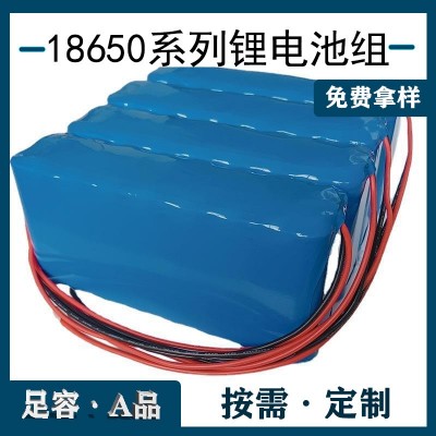 12V24V18650圆柱三元锂 动力锂电池组10000mAh可充电锂电池包批发