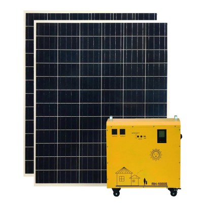 逆控一体太阳能发电机 纯正弦波600W 220V交流电输出供家用电器用