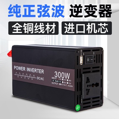 纯正弦波逆变器大功率12v24v转110v、220v电瓶48v60V摆摊转换器